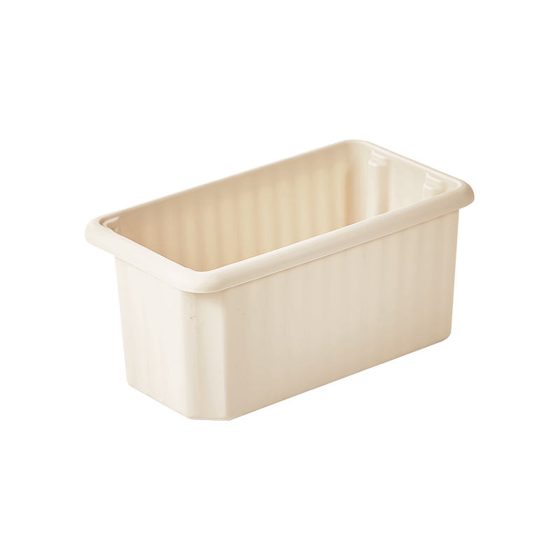 Mori Girl Stackable Storage Basket (M)(Beige)